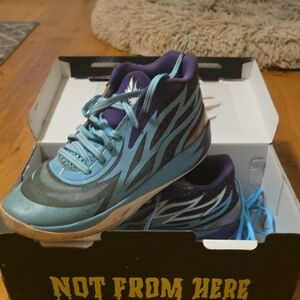 Puma Blue and Purple M.E.L.O. Athletic Shoes